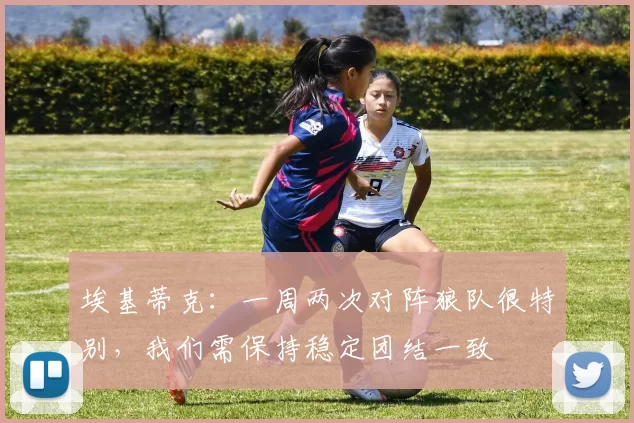 埃基蒂克：一周两次对阵狼队很特别，我们需保持稳定团结一致